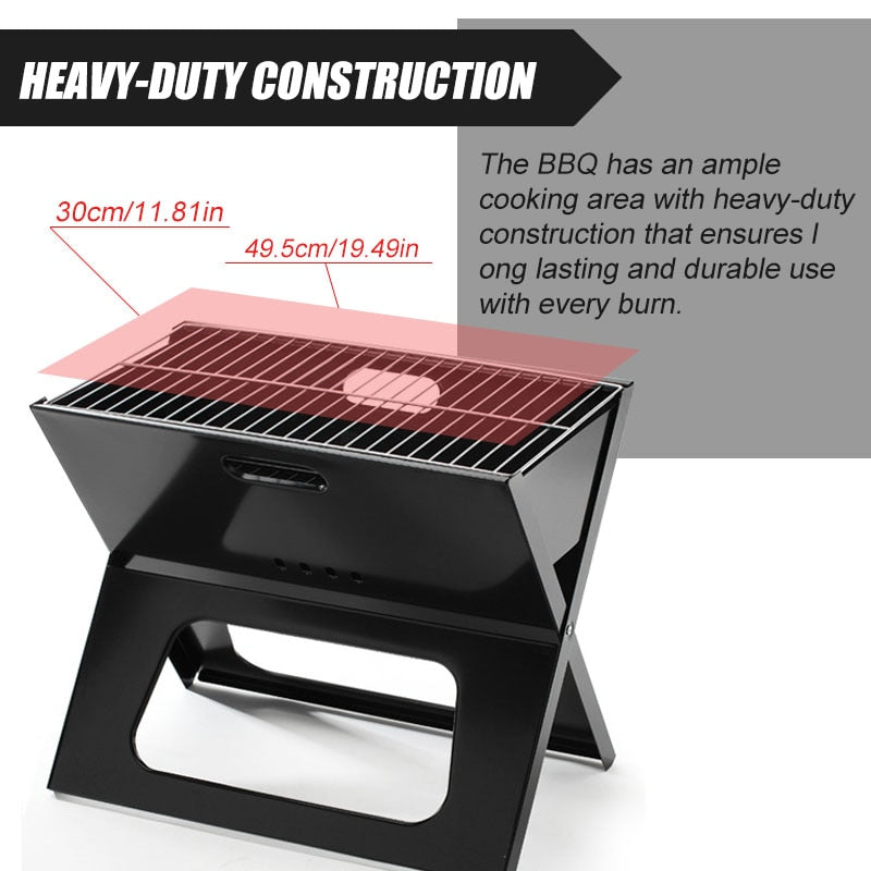 Outdoor Charcoal BBQ Grill