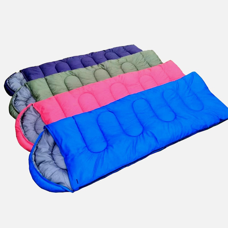 SOFT FLANNEL SLEEPING BAGS WITH PILLOW