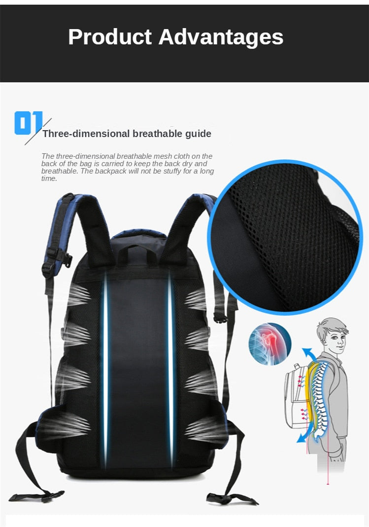 Super Large Backpack Nylon Outdoor Bag