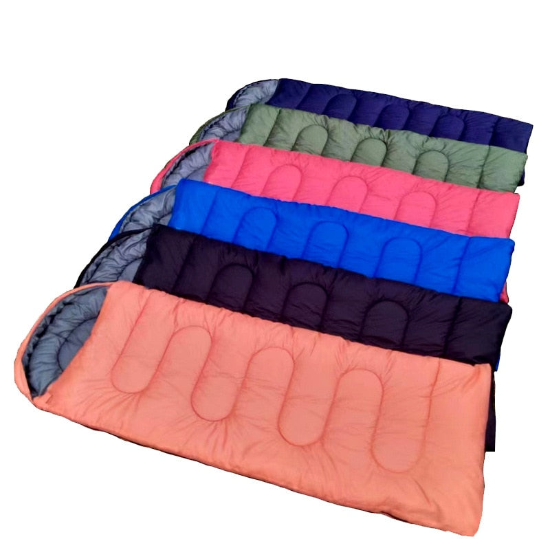 SOFT FLANNEL SLEEPING BAGS WITH PILLOW