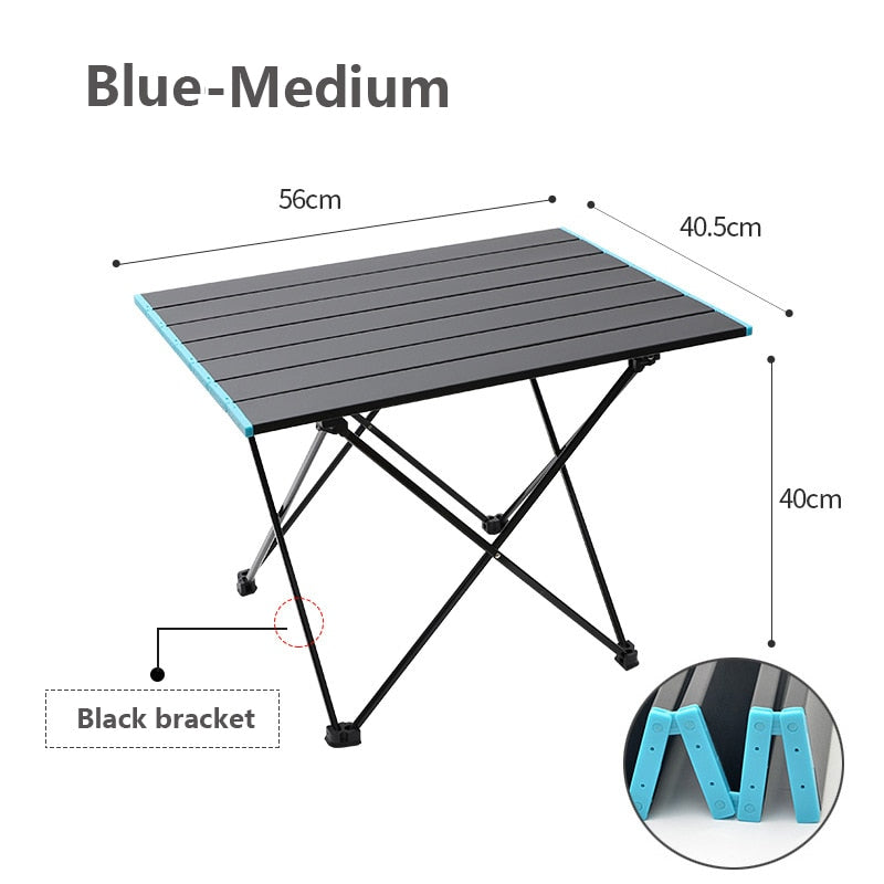 ULTRALIGHT CAMP TABLE WITH CARRYING BAG