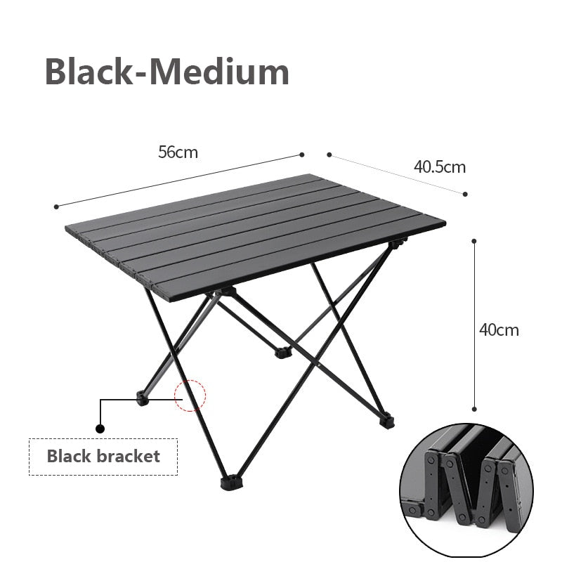 ULTRALIGHT CAMP TABLE WITH CARRYING BAG